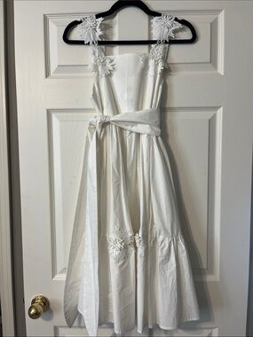 Italian Cotton and Hand Lace Dress